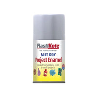 Plastikote Fast Dry Enamel Aerosol Aluminium 100ml