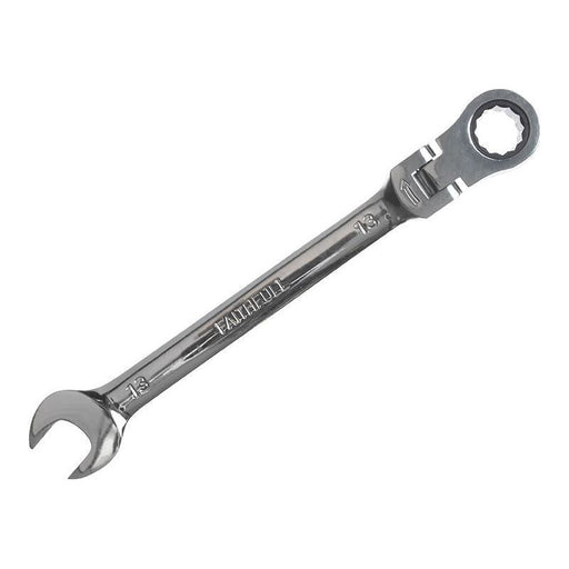 Faithfull Ratchet Combination Spanner Flex Head CV 13mm Faithfull - Town Tools