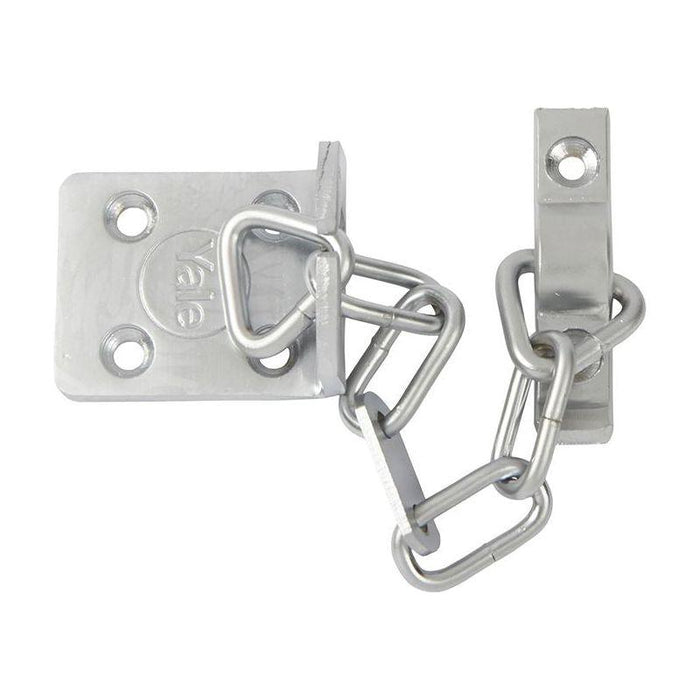Yale Locks WS6 Security Door Chain - Satin Chrome Finish Yale Locks - Town Tools