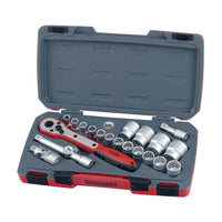 Teng Tools MECCA PRO 1/2" Socket Set 12 pt 21 Pieces