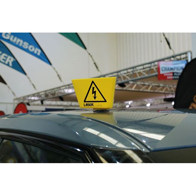 Laser Hybrid /EV Warning Sign 2pc Set 8661 Laser - Town Tools 