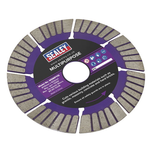 Sealey Cutting Disc Multipurpose Dry/Wet Use115mm WDMP115 Sealey - Town Tools 