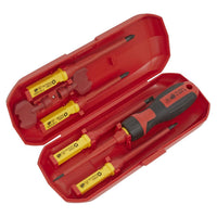 Sealey Premier Premier Interchangeable Screwdriver Set 8pc - VDE Approved