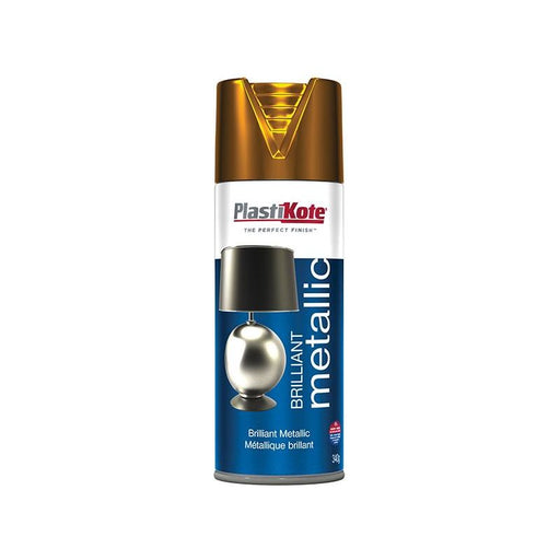 Plastikote Brilliant Metallic Spray Copper 400ml PlastiKote - Town Tools