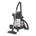 Sealey Vacuum Cleaner Industrial 20L 1400W/230V Stainless Drum Auto Start Sealey - Town Tools 