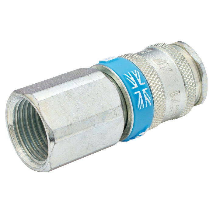 Draper 1/2" BSP Parallel Euro Coupling Female Thread (Sold Loose) Draper - Town Tools