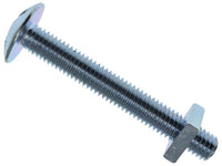 METALMATE Roofing Bolt & Nut ZP M8 x 60mm (Box 25)