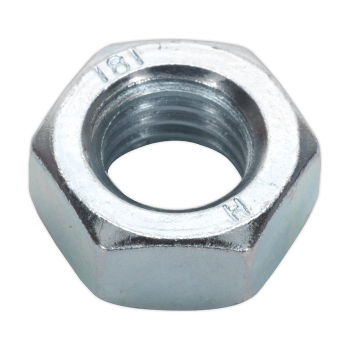 Sealey Steel Nut DIN 934 M14 Zinc Pack of 25 SN14 Sealey - Town Tools 