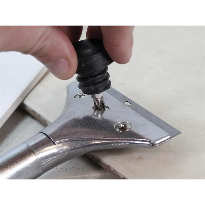 Faithfull Heavy-Duty Long Handled Scraper 100mm (4in) Faithfull - Town Tools