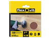 Flexovit Drill Mountable Disc 125mm Fine 120G (Pack 10) Flexovit - Town Tools