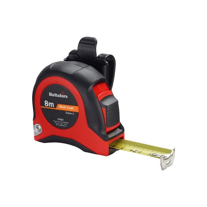 Hultafors PR8M Short Steel Tape 8m (Width 25mm) (Metric only) Hultafors - Town Tools