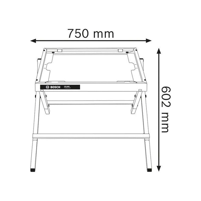 Bosch GTA 6000 Professional Saw Stand Bosch - Town Tools