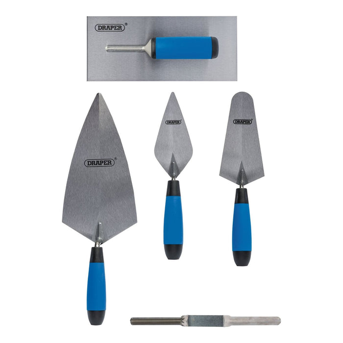 Draper Soft Grip Trowel Set (5 Piece) 70372 Draper - Town Tools 