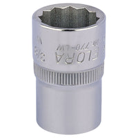 Draper Elora Whitworth Bi-Hexagon Socket, 1/2" Sq. Dr., 3/8" 24830