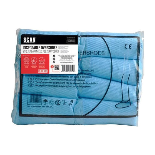 Scan Disposable Overshoes (20 pairs) Scan - Town Tools