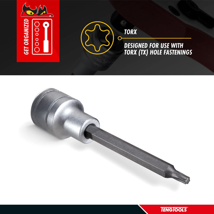 Teng Tools 1/2" Long TX Bit Socket TX70 Teng Tools - Town Tools 