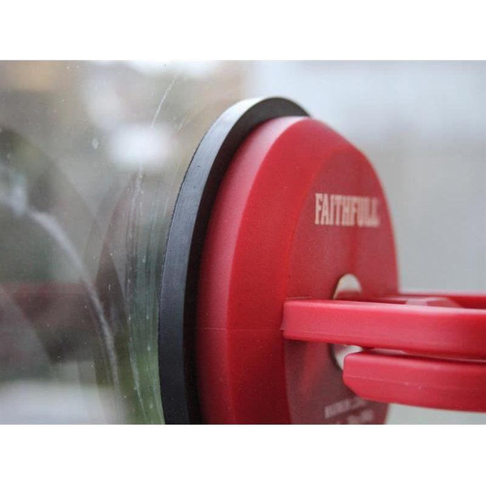 Faithfull Single Pad Suction Lifter 120mm Pad Faithfull - Town Tools