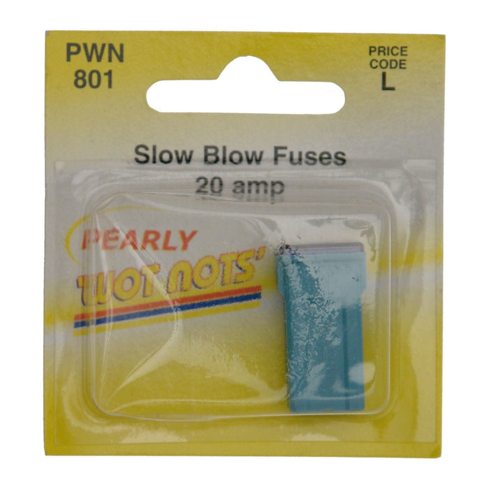 Wot-Nots Fuse - J Type Slow Blow - Blue - 20A Pearl Automotive - Town Tools 