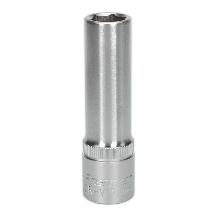 Sealey WallDrive Socket 13mm Deep 1/2"Sq Drive S1213D Sealey - Town Tools 