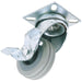 Draper Swivel Plate Fixing Rubber Castor with Brake, 50mm Diameter, S.W.L. 50kg Draper - Town Tools 