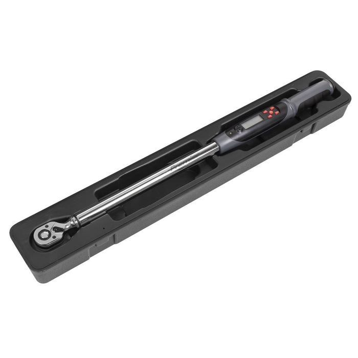 Premier Digital Torque Wrench with Angle Function 1/2"Sq Drive 30-340Nm Sealey Premier - Town Tools 