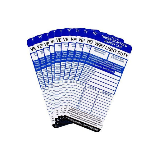 Scan Tower Tag Inserts Pack Of 10 Scan - Town Tools