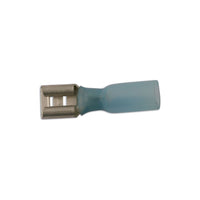 Connect Blue Heat Shrink Male Push on Terminal 6.3mm 25pc 30207