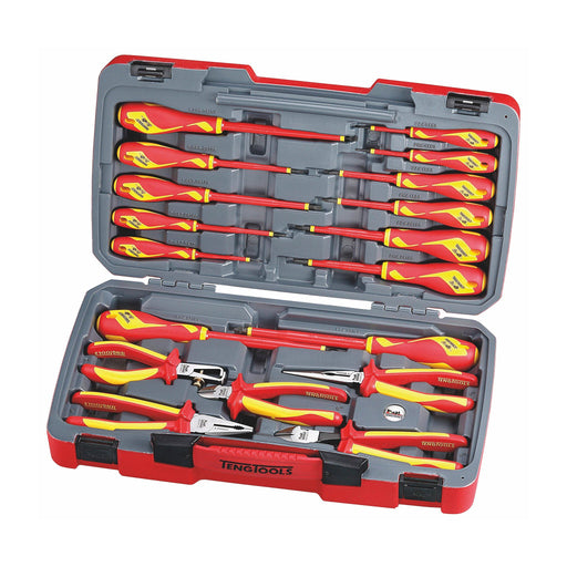 Teng Tools MECCA PRO Insulated Screwdriver & Plier Set 18 Pieces Teng Tools - Town Tools 