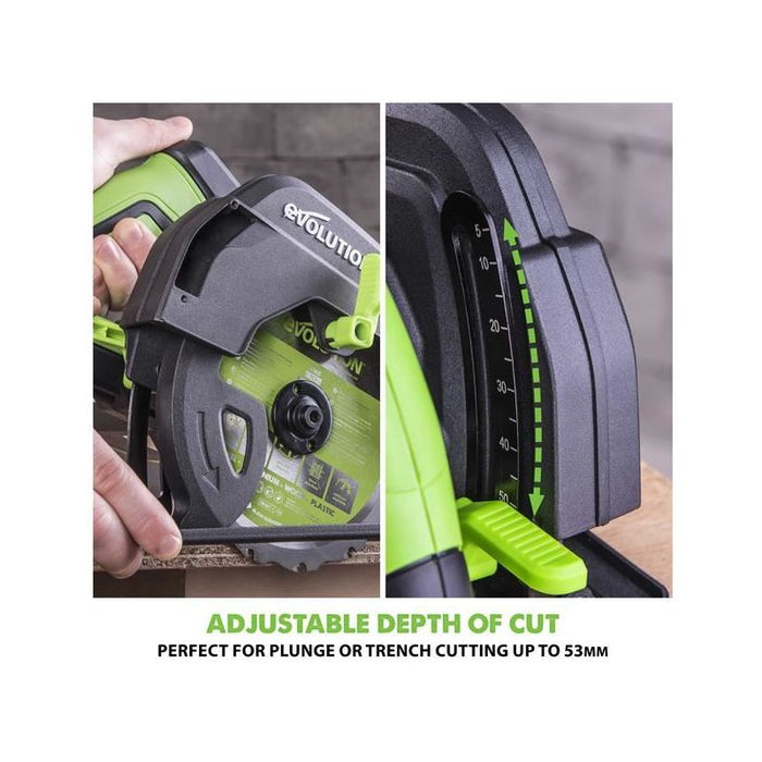 Evolution F165CCSL Multi-Material Circular Saw 1200W 240V Evolution - Town Tools