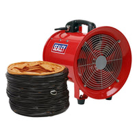 Sealey Portable Ventilator250mm with 5m Ducting VEN250