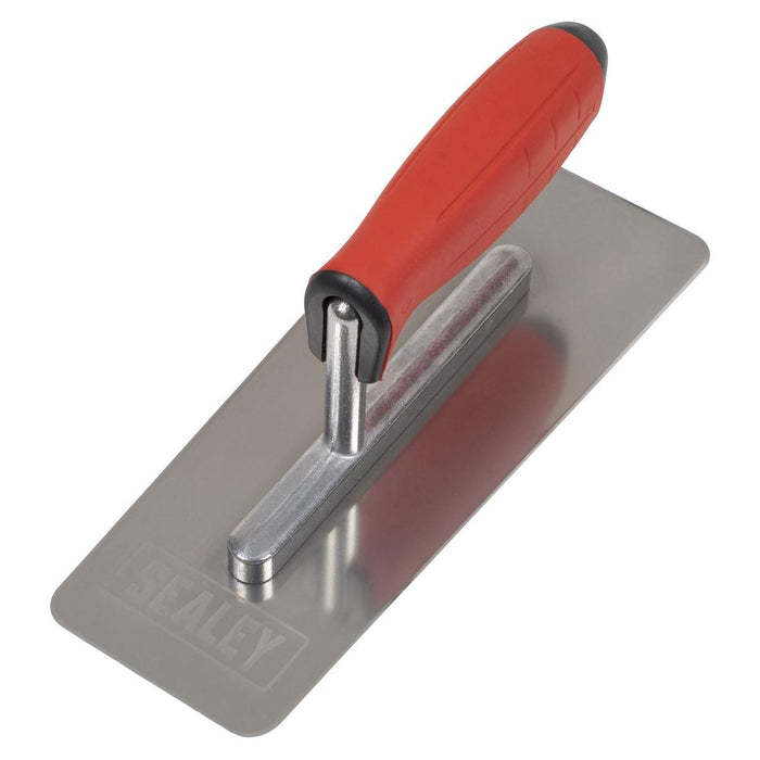 Sealey Stainless Steel Venetian Trowel with Rubber Handle 240mm T8012 Sealey - Town Tools 