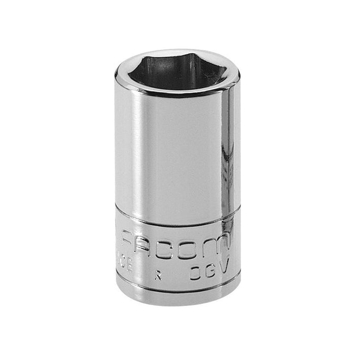 Facom Hexagon R.8 Socket 1/4in Drive 8mm Facom - Town Tools