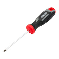 Draper Slotted Soft Grip Screwdriver, SL3 x 75mm