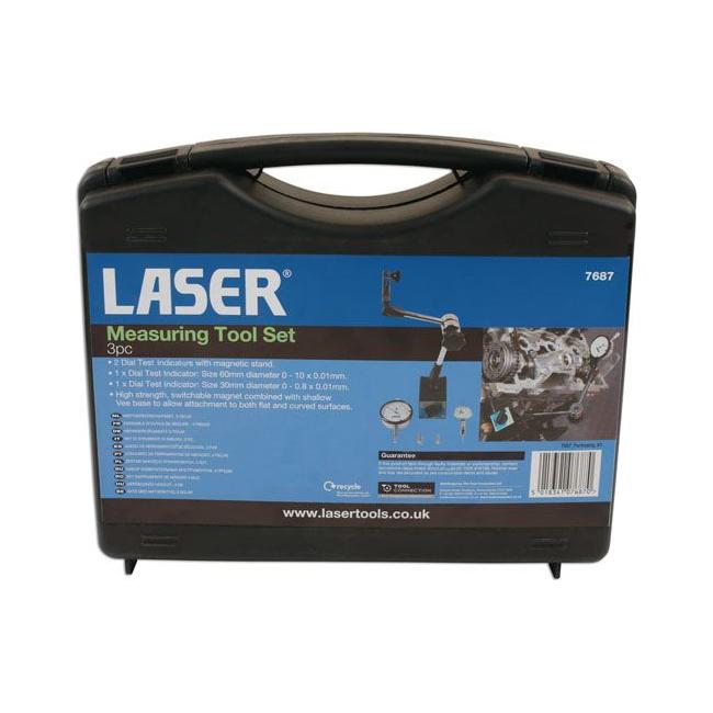 Laser Measuring Tool Set DTI 3pc 7687