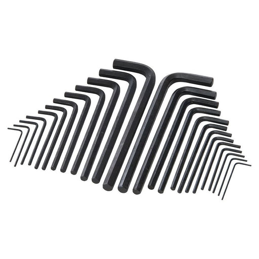 Silverline Hex Key Long Series Set 25pce Metric & AF Silverline - Town Tools 