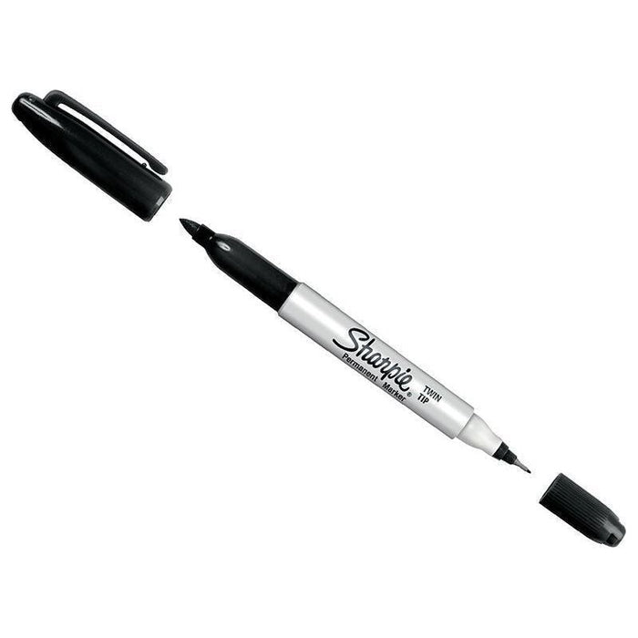 Sharpie® Twin Tip Permanent Marker Black Sharpie® - Town Tools