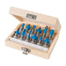 Silverline 12mm TCT Router Bit Set 12pce 12mm Silverline - Town Tools 