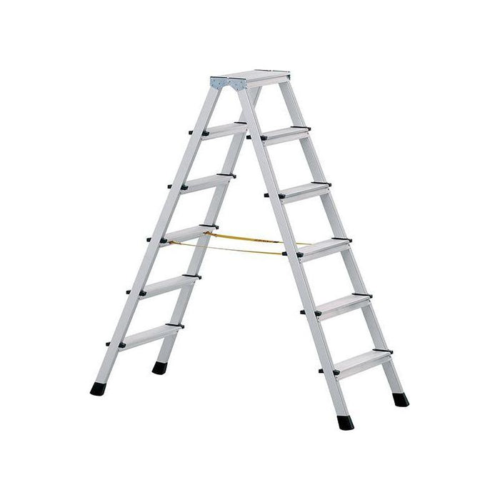 Zarges Anodised Double-Sided Steps, Open 1.19m 2 x 5 Rungs Zarges - Town Tools