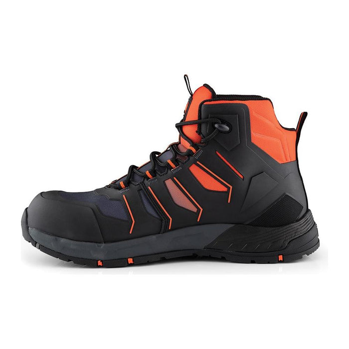 Scruffs Glide Safety Boot Black / Orange Size 10 / 44 Scruffs - Town Tools 