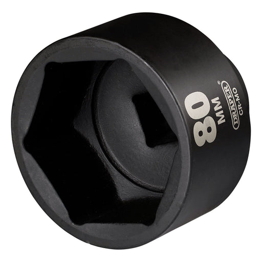 Draper Draper HI-TORQ Impact Socket, 1" Sq. Dr. 80mm Draper - Town Tools