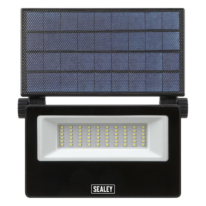 Sealey Extra-Slim Solar Floodlight with Wall Bracket 30W SMD LED LED30S Sealey - Town Tools 