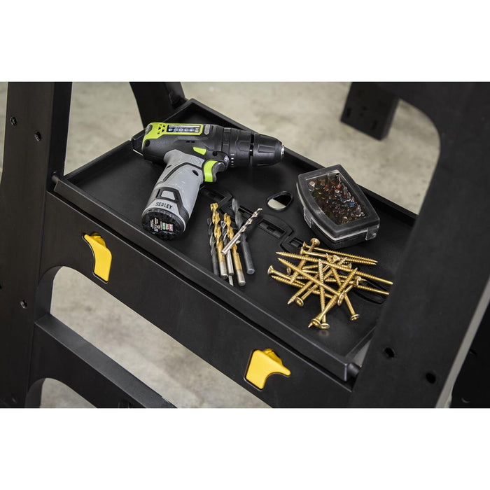 Sealey Heavy-Duty Folding Composite Trestles FDT42 Sealey - Town Tools 