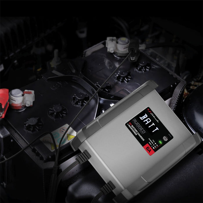 Draper Schumacher SPX459 Rugged 12V Battery Charger and Maintainer, 6A Draper - Town Tools