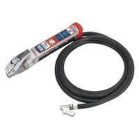 Sealey Professional Tyre Inflator with 2.5m Hose & Clip-On Connector SA37/94
