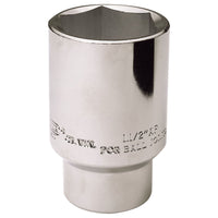 Draper Ball Joint Socket, 1/2" Sq. Dr., 38mm or 1.1/2" AF 26916