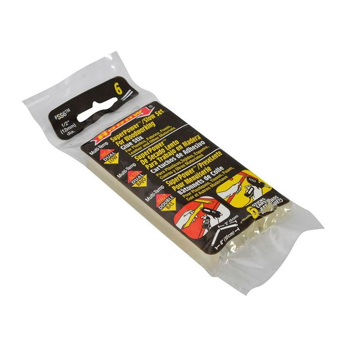 Arrow SS6 Slow Set Glue Stix 12 x 102mm (Pack 6) Arrow - Town Tools