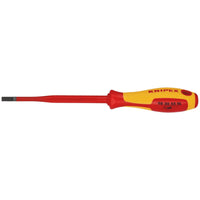 Draper Knipex 98 20 55 SL VDE Insulated Slotted Screwdriver, 5.5 x 100mm - Slim