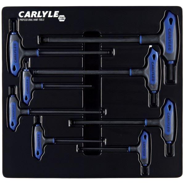 Carlyle Hand Tools Hex Key Set - Ball Plus L-Handle - Metric - 8 Piece Caryle Tools - Town Tools 