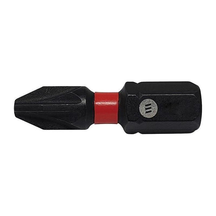 Forgefix ForgeFast Pozidriv Compatible Impact Bit PZ4 x 25mm (Card 2) ForgeFix - Town Tools