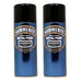 2x 400ml Hammerite HAmmERED BLACK Direct to Rust Metal Spray Paint Aerosol 400ml Hammerite - Town Tools 